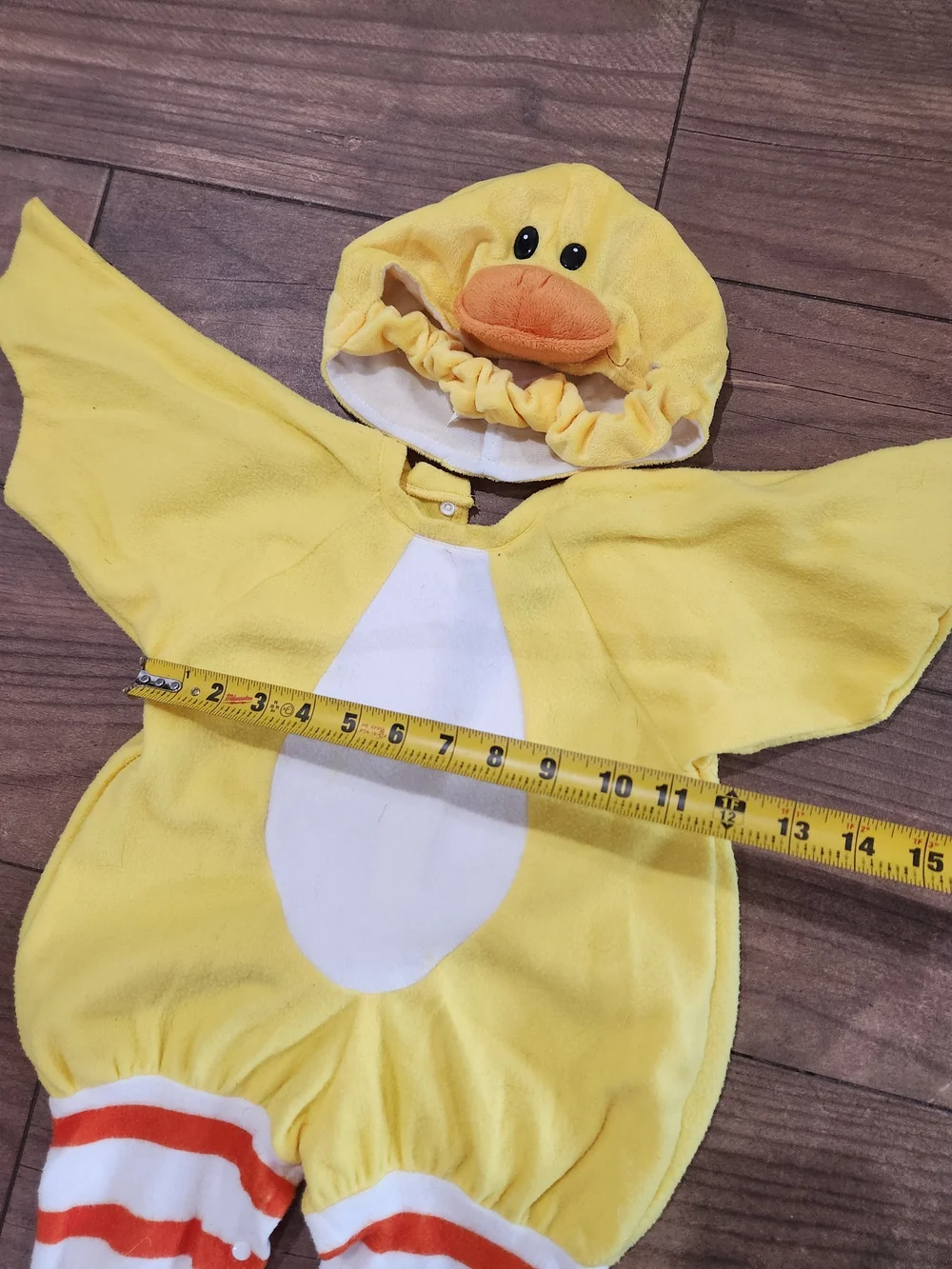 Rubie's Newborn Unisex Baby Duck Duckling Costume Hoodie Bodysuit Sleeveless